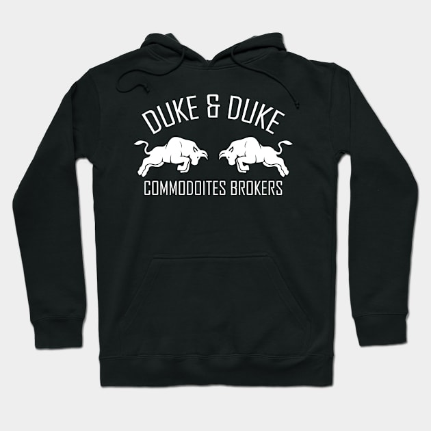 Duke & Duke Commodities Brokers - modern vintage logo Hoodie by themodestworm